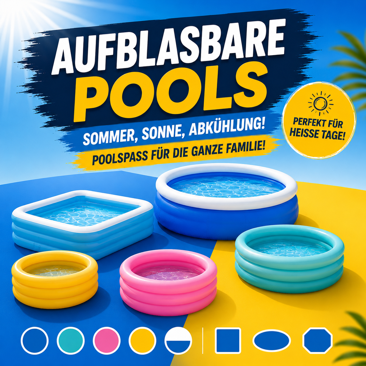 Aufblasbare Pools